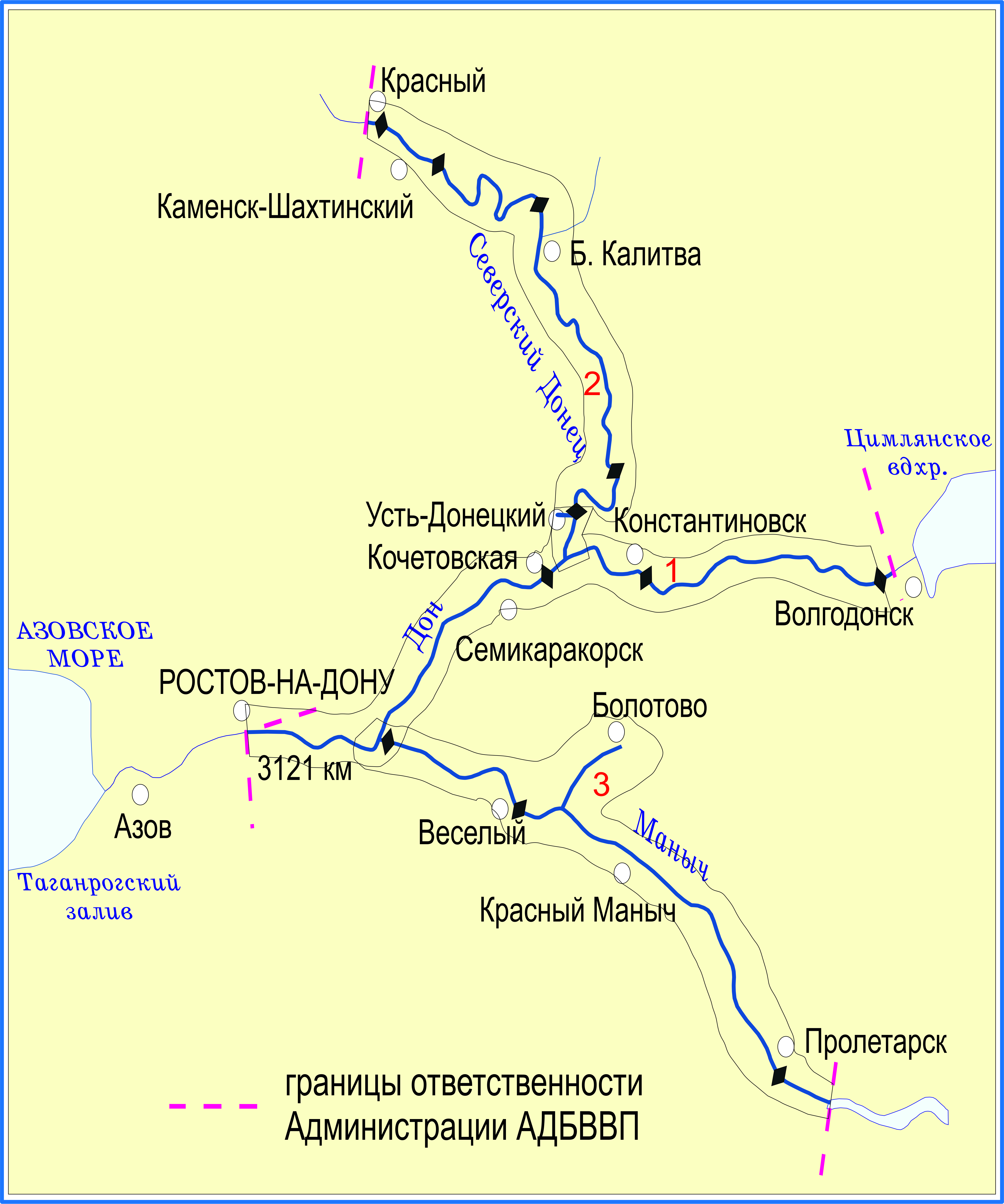 Самый длинный водный маршрут в самаре. Азово-Донской Речной бассейн. Границы Волго Донского бассейна внутренних водных путей. Реки Донского бассейна на карте.